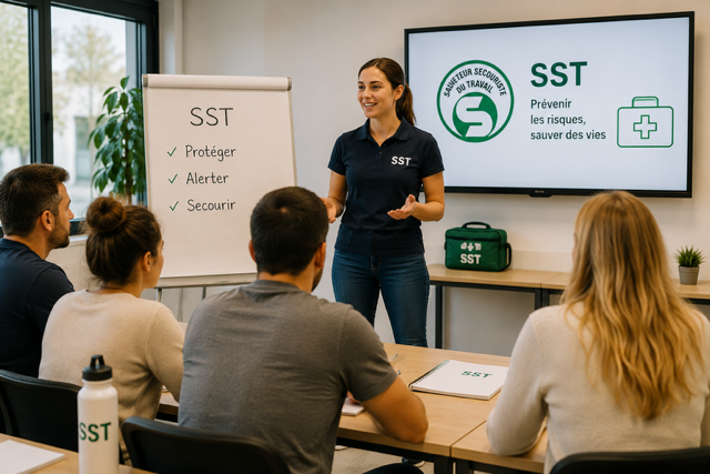 Formation SST en entreprise pour renouveler son certificat